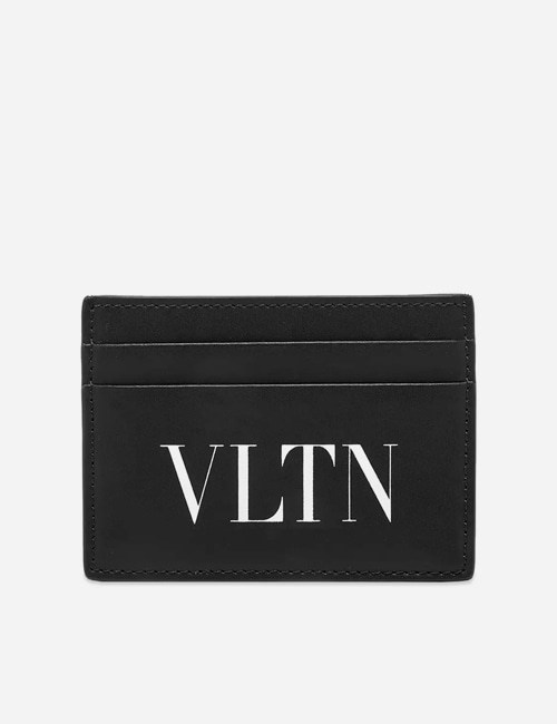 [한정수량세일] 발렌티노 VLTN 레더 카드홀더(블랙&amp;화이트)